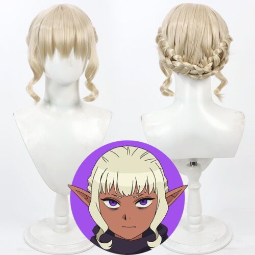 Cosplay Wig Compatible with Delicious in Dungeon Thistle Character Wig Halloween props Suitable for role-playing Heat Resistant Stylable Multiple Bright Colors Gift for Comic Exhibition Enthusiasts Holiday