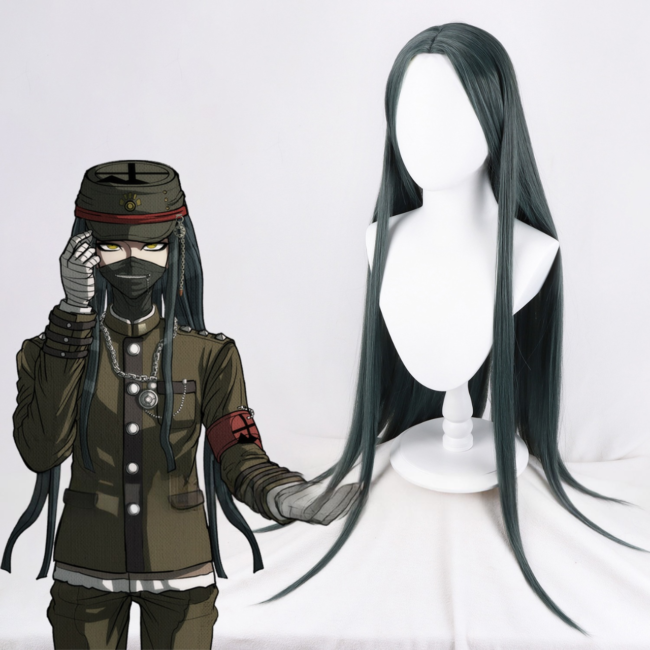 Cosplay Wig Compatible with Dangan Ronpa Shingūji Korekiyo Character Wig Halloween props Suitable for role-playing Heat Resistant Stylable Multiple Bright Colors Gift for Comic Exhibition Enthusiasts Holiday