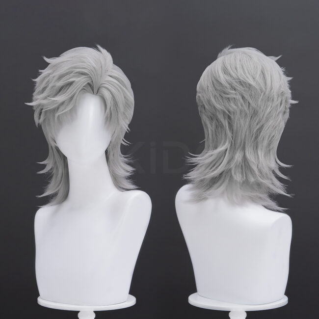 Cosplay Wig Compatible with Love and deepspace Sylus Character Wig Halloween props Suitable for role-playing Heat Resistant Stylable Multiple Bright Colors Gift for Comic Exhibition Enthusiasts Holiday - Image 4