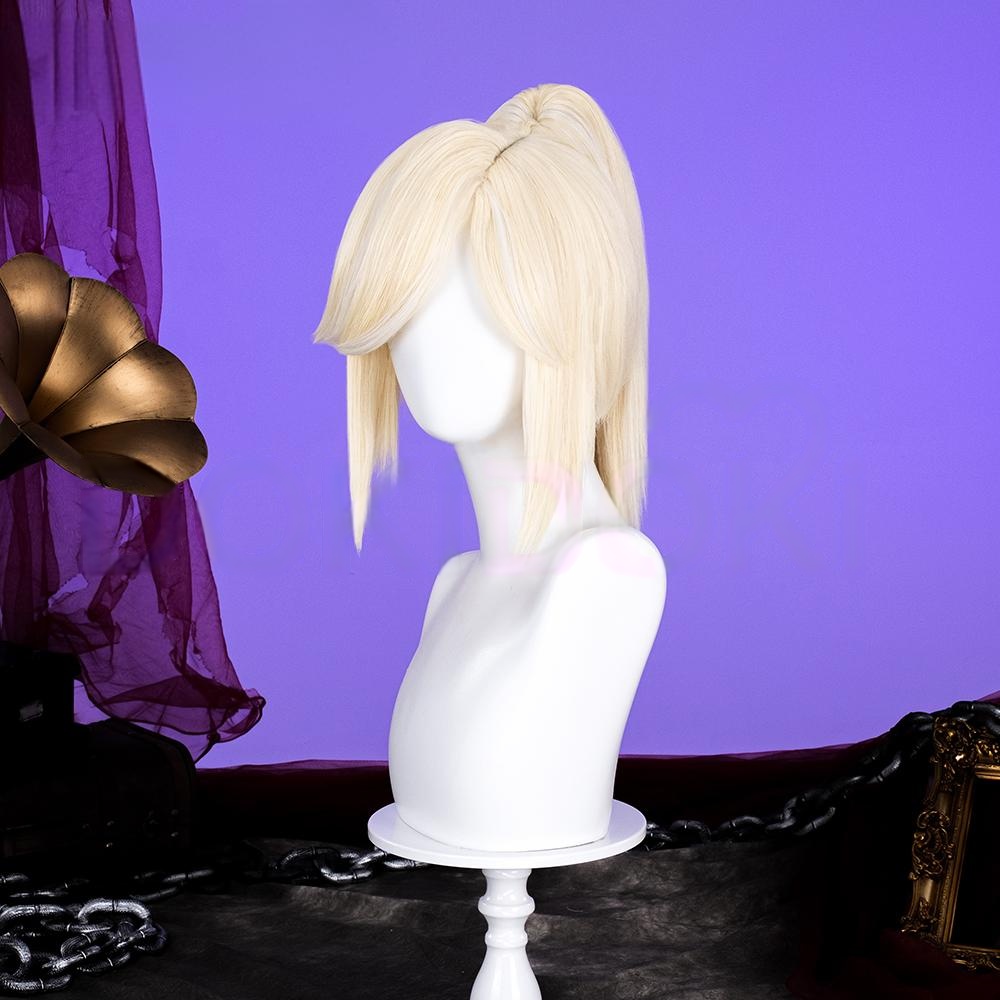 Cosplay Wig Compatible with Hazbin Hotel Ondine Savage Popular anime and game characters Wig Halloween props Suitable for role-playing Heat Resistant Stylable Multiple Bright Colors Gift for Comic Exhibition Enthusiasts Holiday - Image 2