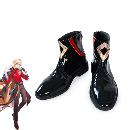 Cosplay Colorful Shoes Compatible with Honkai: Star Rail Aventurine Anime and Games Gift for Role Playing Enthusiasts Comic Exhibitions Parties Photography Costumes Graduation Season Dress Up