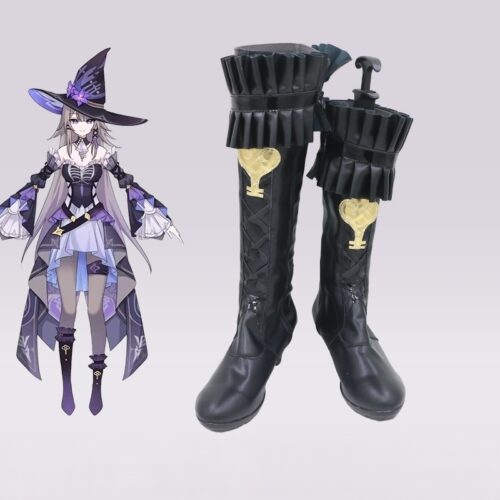 Cosplay Colorful Shoes Compatible with Honkai: Star Rail The Herta Anime and Games Gift for Role Playing Enthusiasts Comic Exhibitions Parties Photography Costumes Graduation Season Dress Up