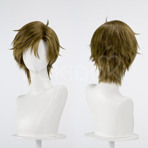 Cosplay Wig Compatible with THE PRINCE OF TENNIS Kunimitsu Tezuka Character Wig Halloween props Suitable for role-playing Heat Resistant Stylable Multiple Bright Colors Gift for Comic Exhibition Enthusiasts Holiday