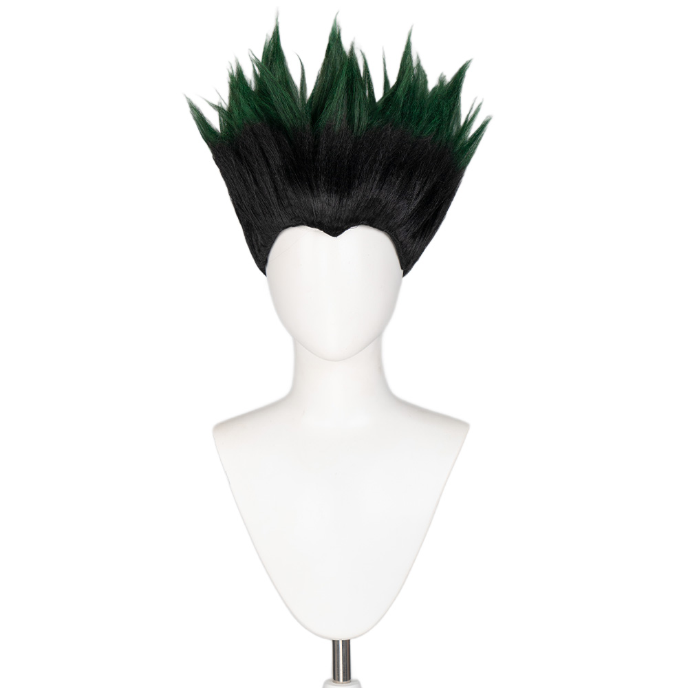Cosplay Wig Compatible with HUNTER×HUNTER GON FREECSS Character Wig Halloween props Suitable for role-playing Heat Resistant Stylable Multiple Bright Colors Gift for Comic Exhibition Enthusiasts Holiday