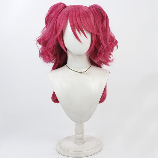 Cosplay Wig Compatible with Tales of Graces シェリアバーンズ  Character Wig Halloween props Suitable for role-playing Heat Resistant Stylable Multiple Bright Colors Gift for Comic Exhibition Enthusiasts Holiday - Image 4