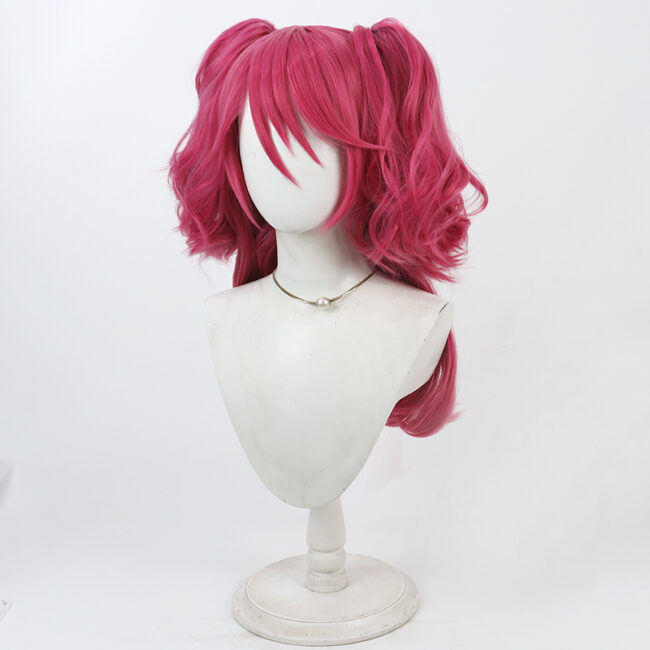 Cosplay Wig Compatible with Tales of Graces シェリアバーンズ  Character Wig Halloween props Suitable for role-playing Heat Resistant Stylable Multiple Bright Colors Gift for Comic Exhibition Enthusiasts Holiday - Image 2