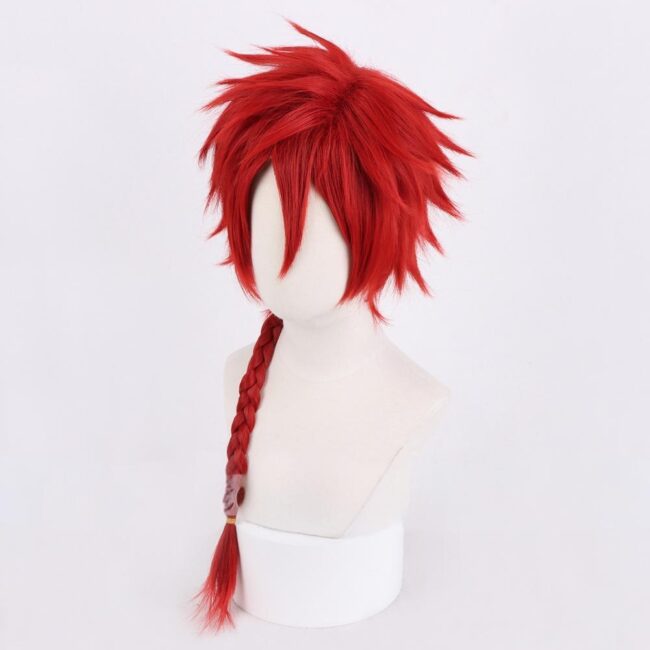 Cosplay Wig Compatible with Fate Grand Order FGO Iskandar/Alexander Character Wig Halloween props Suitable for role-playing Heat Resistant Stylable Multiple Bright Colors Gift for Comic Exhibition Enthusiasts Holiday - Image 3