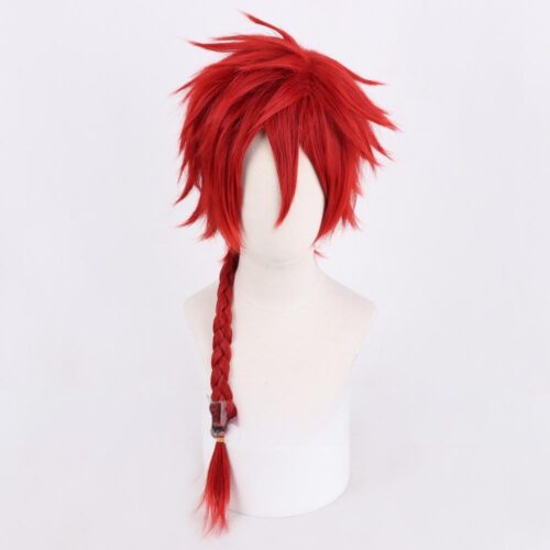 Cosplay Wig Compatible with Fate Grand Order FGO Iskandar/Alexander Character Wig Halloween props Suitable for role-playing Heat Resistant Stylable Multiple Bright Colors Gift for Comic Exhibition Enthusiasts Holiday