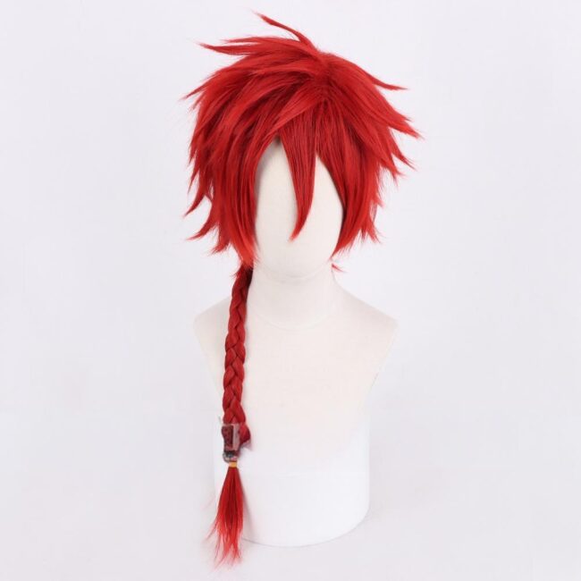 Cosplay Wig Compatible with Fate Grand Order FGO Iskandar/Alexander Character Wig Halloween props Suitable for role-playing Heat Resistant Stylable Multiple Bright Colors Gift for Comic Exhibition Enthusiasts Holiday