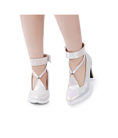 Cosplay Colorful Shoes Compatible with WutheringWaves Jinhsi Anime and Games Gift for Role Playing Enthusiasts Comic Exhibitions Parties Photography Costumes Graduation Season Dress Up
