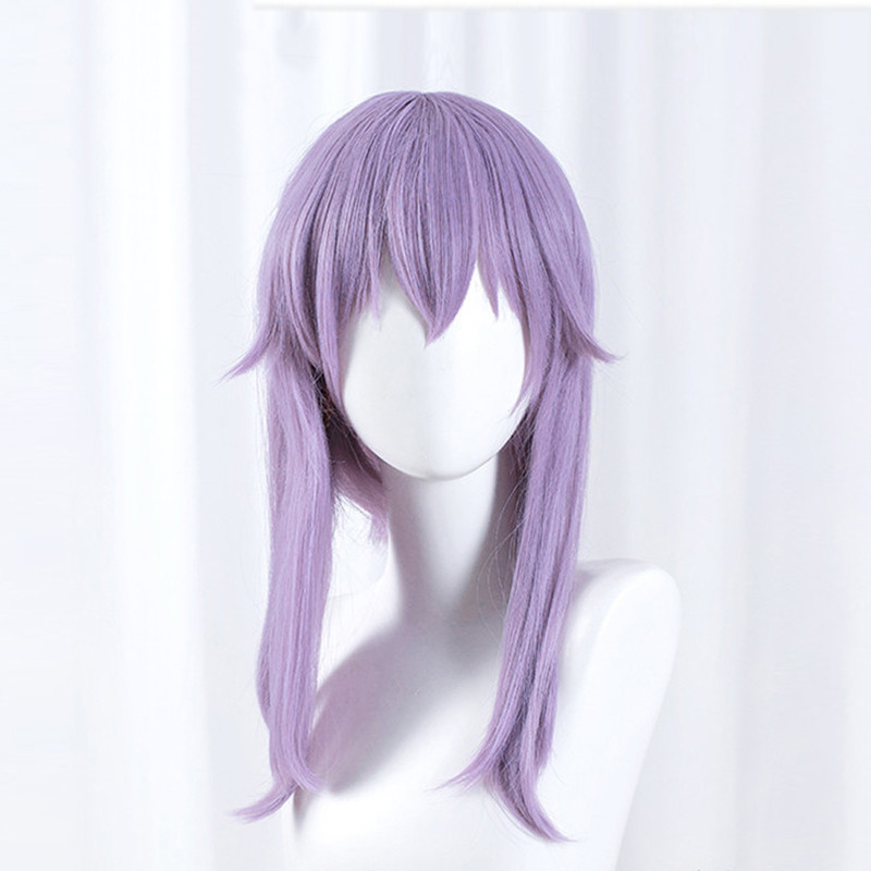 Cosplay Wig Compatible with Seraph of the end Hiiragi Shinoa Character Wig Halloween props Suitable for role-playing Heat Resistant Stylable Multiple Bright Colors Gift for Comic Exhibition Enthusiasts Holiday