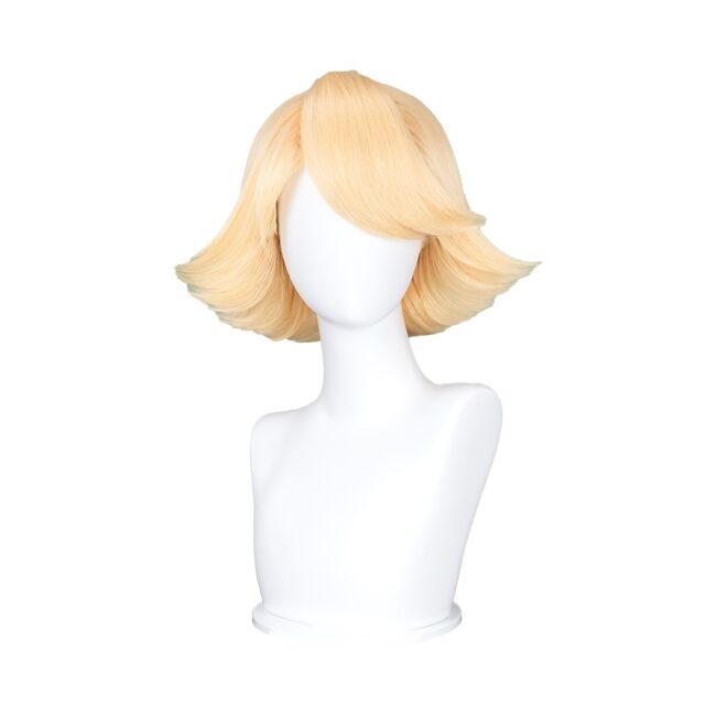 Cosplay Wig Compatible with Hazbin Hotel Katie Killjoy Popular anime and game characters Wig Halloween props Suitable for role-playing Heat Resistant Stylable Multiple Bright Colors Gift for Comic Exhibition Enthusiasts Holiday