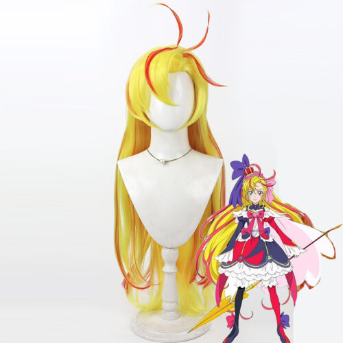 Cosplay Wig Compatible with DokiDoki! Pretty Cure レジーナ Character Wig Halloween props Suitable for role-playing Heat Resistant Stylable Multiple Bright Colors Gift for Comic Exhibition Enthusiasts Holiday