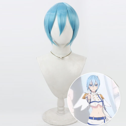 Cosplay Wig Compatible with 2.5 Dimensional Seduction ノキエル Character Wig Halloween props Suitable for role-playing Heat Resistant Stylable Multiple Bright Colors Gift for Comic Exhibition Enthusiasts Holiday