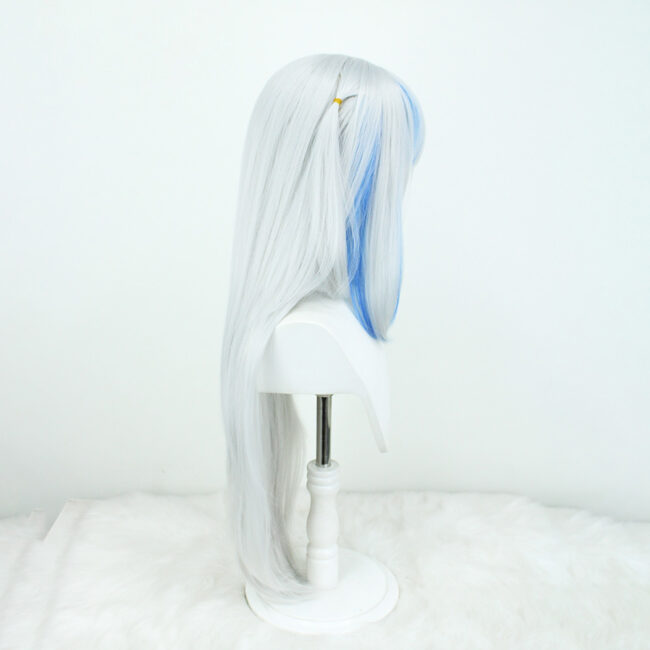 Cosplay Wig Compatible with hololive Gawr Gura Popular anime and game characters Wig Halloween props Suitable for role-playing Heat Resistant Stylable Multiple Bright Colors Gift for Comic Exhibition Enthusiasts Holiday - Image 2