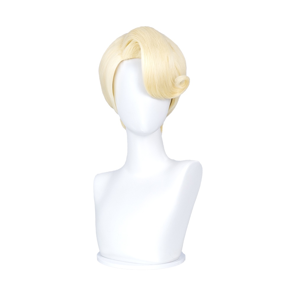 Cosplay Wig Compatible with Hazbin Hotel St. Peter Popular anime and game characters Wig Halloween props Suitable for role-playing Heat Resistant Stylable Multiple Bright Colors Gift for Comic Exhibition Enthusiasts Holiday