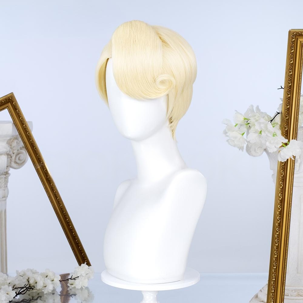 Cosplay Wig Compatible with Hazbin Hotel St. Peter Popular anime and game characters Wig Halloween props Suitable for role-playing Heat Resistant Stylable Multiple Bright Colors Gift for Comic Exhibition Enthusiasts Holiday - Image 2