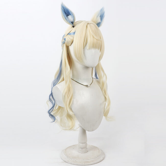 Cosplay Wig Compatible with hololive Fuwawa Abyssgard Character Wig Halloween props Suitable for role-playing Heat Resistant Stylable Multiple Bright Colors Gift for Comic Exhibition Enthusiasts Holiday - Image 2