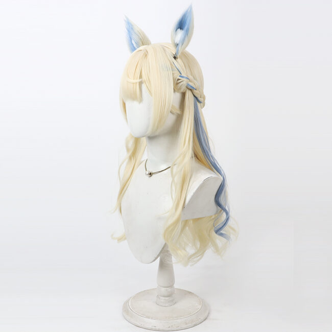 Cosplay Wig Compatible with hololive Fuwawa Abyssgard Character Wig Halloween props Suitable for role-playing Heat Resistant Stylable Multiple Bright Colors Gift for Comic Exhibition Enthusiasts Holiday - Image 3