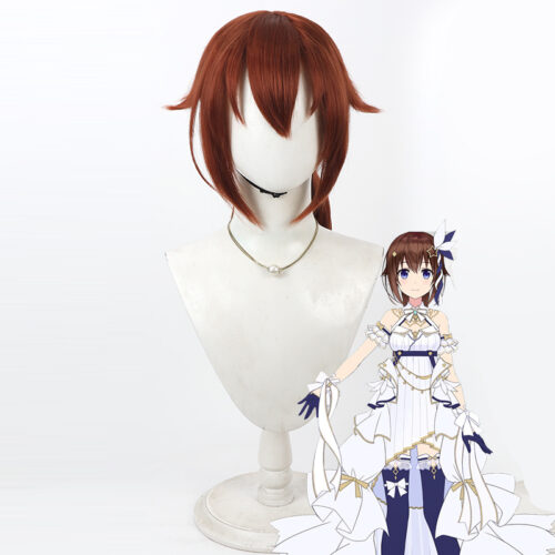 Cosplay Wig Compatible with VTuber Tokino Sora Character Wig Halloween props Suitable for role-playing Heat Resistant Stylable Multiple Bright Colors Gift for Comic Exhibition Enthusiasts Holiday
