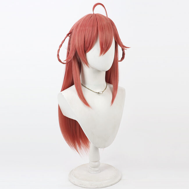 Cosplay Wig Compatible with hololive Sakura Miko Character Wig Halloween props Suitable for role-playing Heat Resistant Stylable Multiple Bright Colors Gift for Comic Exhibition Enthusiasts Holiday - Image 4