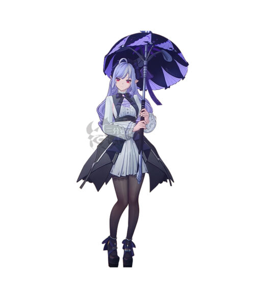 Cosplay Wig Compatible with Zenless Zone Zero Vivian Character Wig Halloween props Suitable for role-playing Heat Resistant Stylable Multiple Bright Colors Gift for Comic Exhibition Enthusiasts Holiday