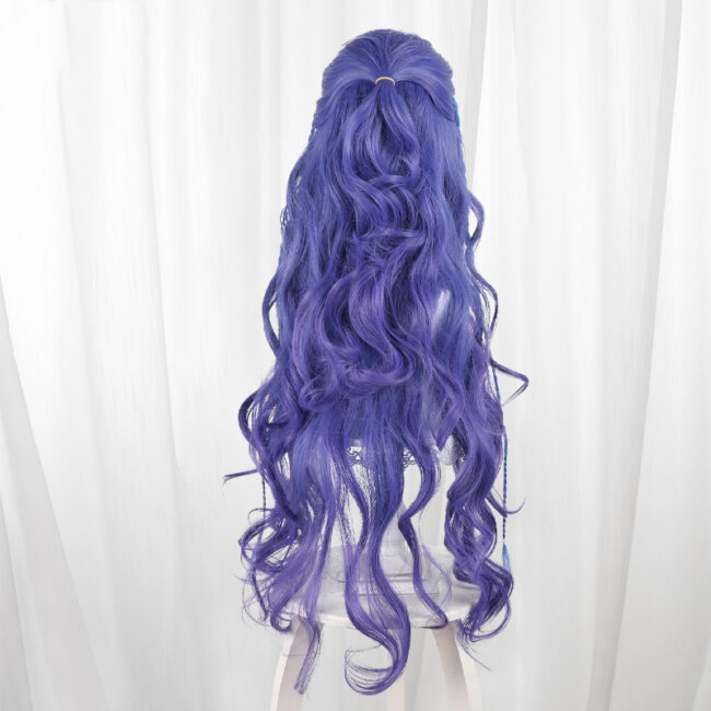Cosplay Wig Compatible with Ne Zha Austin Character Wig Halloween props Suitable for role-playing Heat Resistant Stylable Multiple Bright Colors Gift for Comic Exhibition Enthusiasts Holiday - Image 2