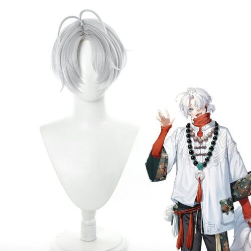 Cosplay Wig Compatible with Return of the Dragon FuYun Character Wig Halloween props Suitable for role-playing Heat Resistant Stylable Multiple Bright Colors Gift for Comic Exhibition Enthusiasts Holiday