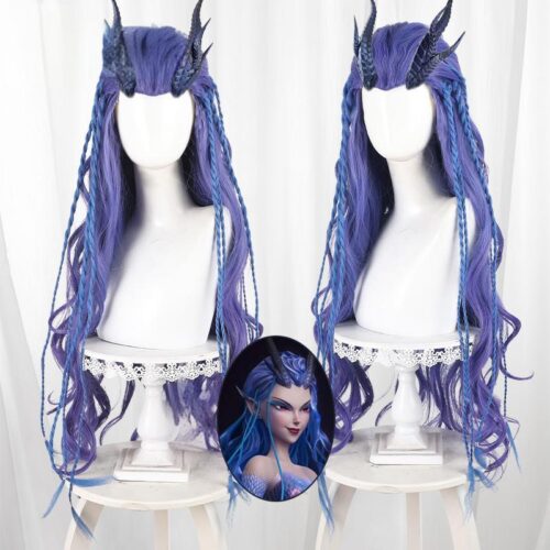Cosplay Wig Compatible with Ne Zha Austin Character Wig Halloween props Suitable for role-playing Heat Resistant Stylable Multiple Bright Colors Gift for Comic Exhibition Enthusiasts Holiday