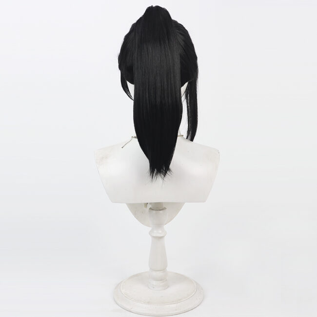 Cosplay Wig Compatible with Gin Tama Yagyu Mitsuyoshi Character Wig Halloween props Suitable for role-playing Heat Resistant Stylable Multiple Bright Colors Gift for Comic Exhibition Enthusiasts Holiday - Image 2