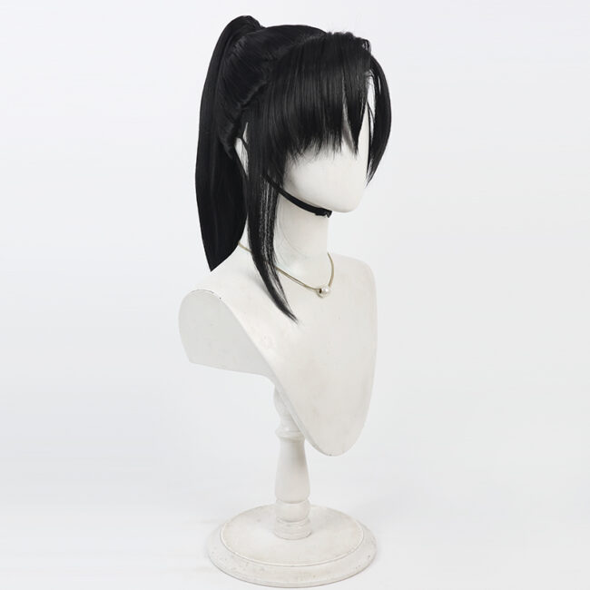 Cosplay Wig Compatible with Gin Tama Yagyu Mitsuyoshi Character Wig Halloween props Suitable for role-playing Heat Resistant Stylable Multiple Bright Colors Gift for Comic Exhibition Enthusiasts Holiday - Image 3