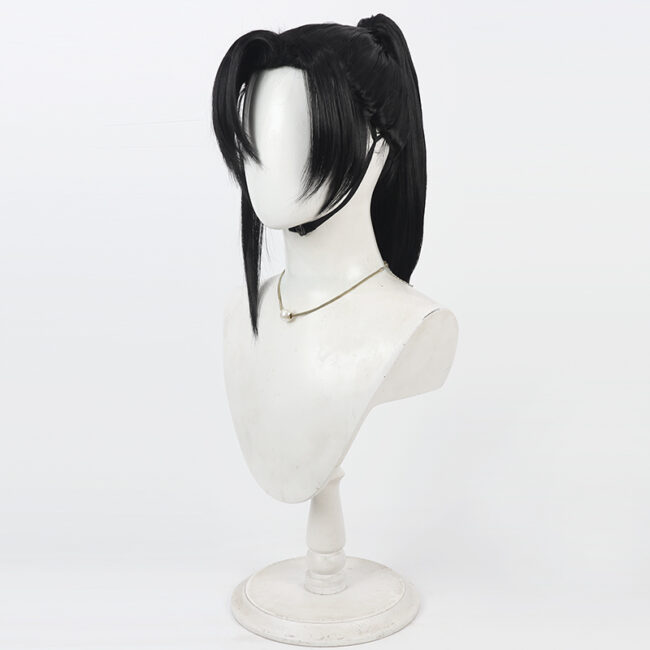Cosplay Wig Compatible with Gin Tama Yagyu Mitsuyoshi Character Wig Halloween props Suitable for role-playing Heat Resistant Stylable Multiple Bright Colors Gift for Comic Exhibition Enthusiasts Holiday - Image 2