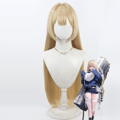 Cosplay Wig Compatible with GODDESS OF VICTORY: NIKKE Tia Character Wig Halloween props Suitable for role-playing Heat Resistant Stylable Multiple Bright Colors Gift for Comic Exhibition Enthusiasts Holiday