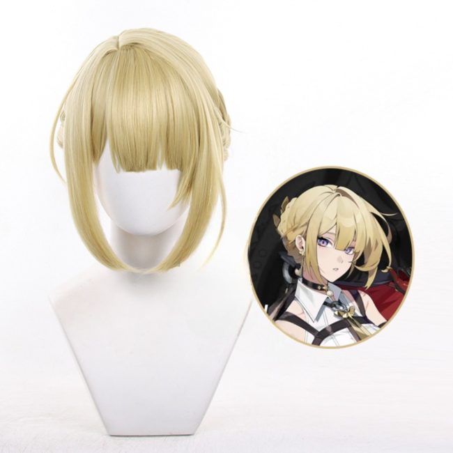 Cosplay Wig Compatible with Zenless Zone Zero Evelyn Character Wig Halloween props Suitable for role-playing Heat Resistant Stylable Multiple Bright Colors Gift for Comic Exhibition Enthusiasts Holiday