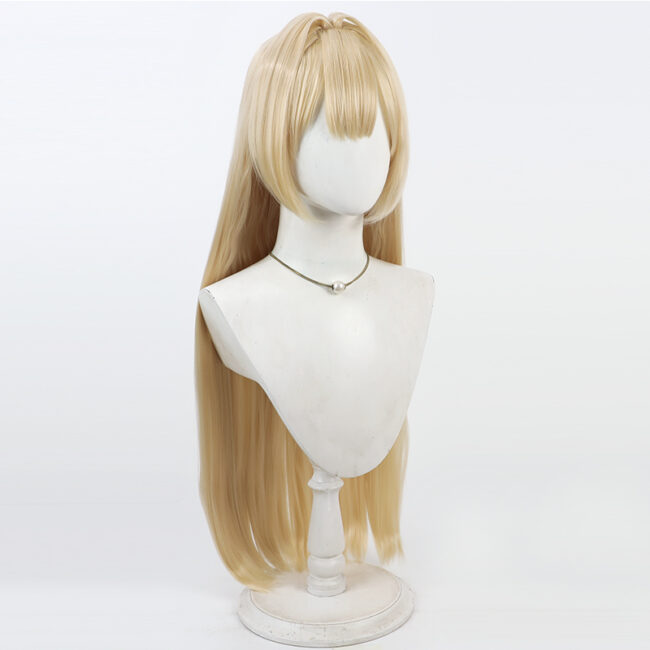 Cosplay Wig Compatible with GODDESS OF VICTORY: NIKKE Tia Character Wig Halloween props Suitable for role-playing Heat Resistant Stylable Multiple Bright Colors Gift for Comic Exhibition Enthusiasts Holiday - Image 4
