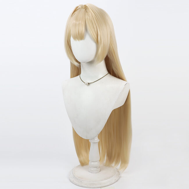 Cosplay Wig Compatible with GODDESS OF VICTORY: NIKKE Tia Character Wig Halloween props Suitable for role-playing Heat Resistant Stylable Multiple Bright Colors Gift for Comic Exhibition Enthusiasts Holiday - Image 2