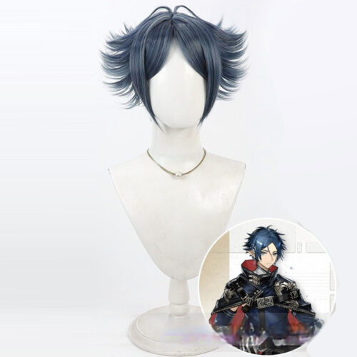 Cosplay Wig Compatible with Arknights Zuo Le Character Wig Halloween props Suitable for role-playing Heat Resistant Stylable Multiple Bright Colors Gift for Comic Exhibition Enthusiasts Holiday