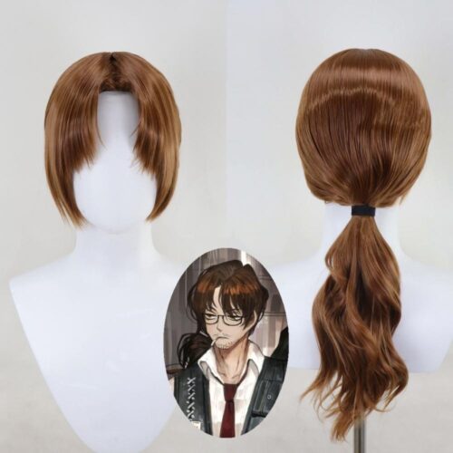 Cosplay Wig Compatible with Limbus Company Gregor Character Wig Halloween props Suitable for role-playing Heat Resistant Stylable Multiple Bright Colors Gift for Comic Exhibition Enthusiasts Holiday