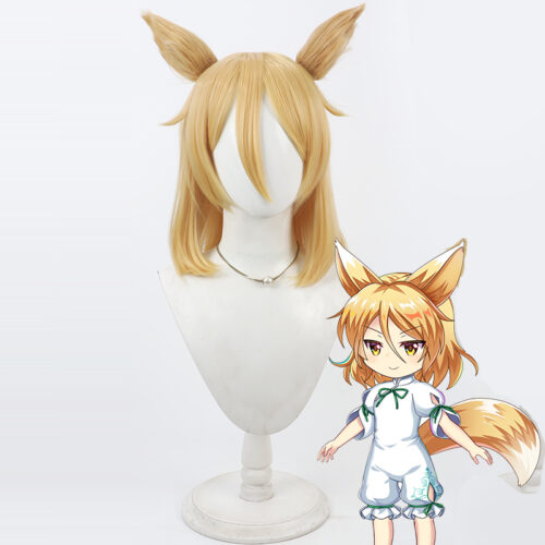 Cosplay Wig Compatible with Project Shrine Maiden Tsukasa Kudamaki Character Wig Halloween props Suitable for role-playing Heat Resistant Stylable Multiple Bright Colors Gift for Comic Exhibition Enthusiasts Holiday