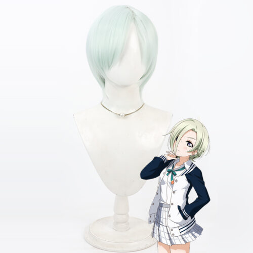 Cosplay Wig Compatible with Love Live! Nijigasaki High School Idol Club Mia Taylor Character Wig Halloween props Suitable for role-playing Heat Resistant Stylable Multiple Bright Colors Gift for Comic Exhibition Enthusiasts Holiday