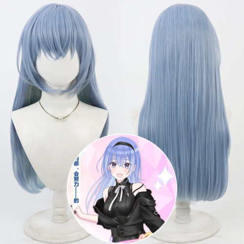 Cosplay Wig Compatible with THE IDOLM@STER SHINY COLORS Suzuki Hana Character Wig Halloween props Suitable for role-playing Heat Resistant Stylable Multiple Bright Colors Gift for Comic Exhibition Enthusiasts Holiday