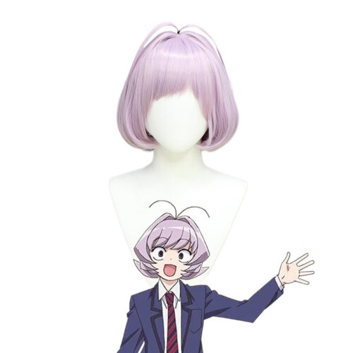 Cosplay Wig Compatible with 古見さんは、コミュ症です Komi Shouko Character Wig Halloween props Suitable for role-playing Heat Resistant Stylable Multiple Bright Colors Gift for Comic Exhibition Enthusiasts Holiday