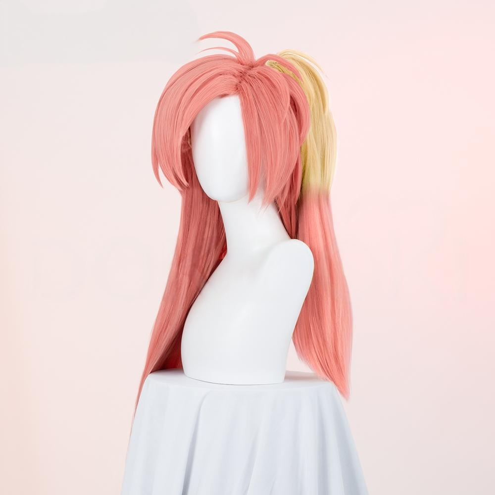 Cosplay Wig Compatible with Hazbin Hotel Cherry Bomb Popular anime and game characters Wig Halloween props Suitable for role-playing Heat Resistant Stylable Multiple Bright Colors Gift for Comic Exhibition Enthusiasts Holiday - Image 3