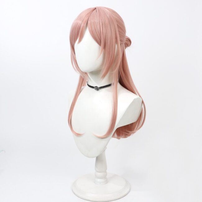 Cosplay Wig Compatible with Gakuen IDOLM@STER Rinami Himesaki Character Wig Halloween props Suitable for role-playing Heat Resistant Stylable Multiple Bright Colors Gift for Comic Exhibition Enthusiasts Holiday - Image 4