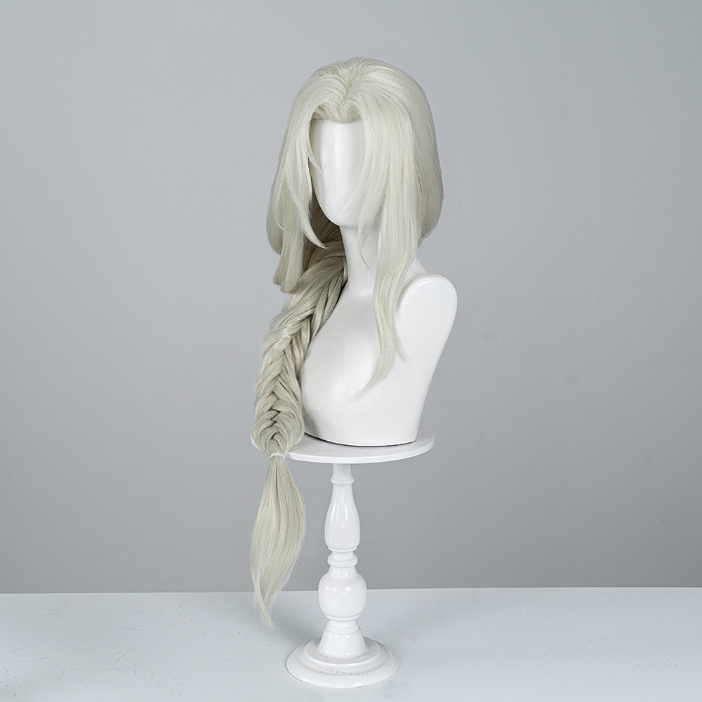 Cosplay Wig Compatible with Dark Souls Fire Keeper Character Wig Halloween props Suitable for role-playing Heat Resistant Stylable Multiple Bright Colors Gift for Comic Exhibition Enthusiasts Holiday - Image 3