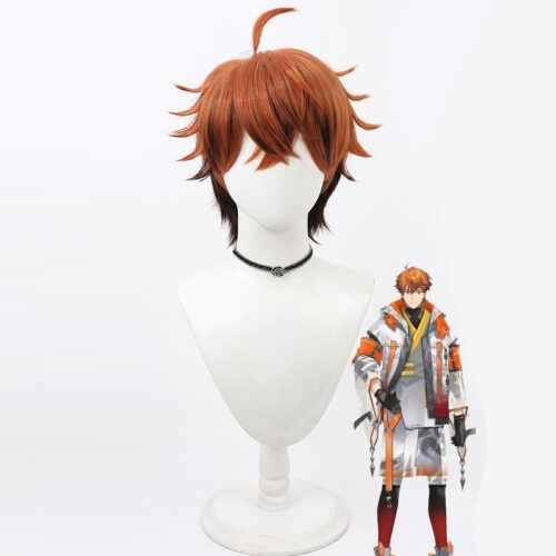 Cosplay Wig Compatible with VTuber きたみゆうせい Character Wig Halloween props Suitable for role-playing Heat Resistant Stylable Multiple Bright Colors Gift for Comic Exhibition Enthusiasts Holiday