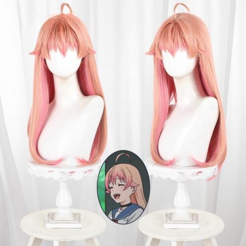Cosplay Wig Compatible with WITCH WATCH Nico Wakatsuki Character Wig Halloween props Suitable for role-playing Heat Resistant Stylable Multiple Bright Colors Gift for Comic Exhibition Enthusiasts Holiday