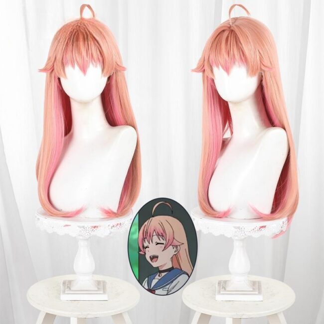 Cosplay Wig Compatible with WITCH WATCH Nico Wakatsuki Character Wig Halloween props Suitable for role-playing Heat Resistant Stylable Multiple Bright Colors Gift for Comic Exhibition Enthusiasts Holiday