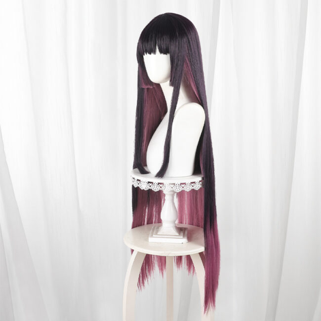 Cosplay Wig Compatible with Rokku wa shukujo no tashinamideshite 黒鉄音羽 Character Wig Halloween props Suitable for role-playing Heat Resistant Stylable Multiple Bright Colors Gift for Comic Exhibition Enthusiasts Holiday - Image 3