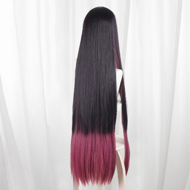 Cosplay Wig Compatible with Rokku wa shukujo no tashinamideshite 黒鉄音羽 Character Wig Halloween props Suitable for role-playing Heat Resistant Stylable Multiple Bright Colors Gift for Comic Exhibition Enthusiasts Holiday - Image 2